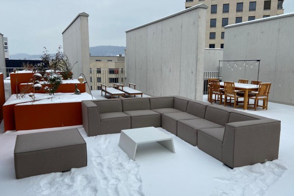 Yago Garten Lounge in Grau