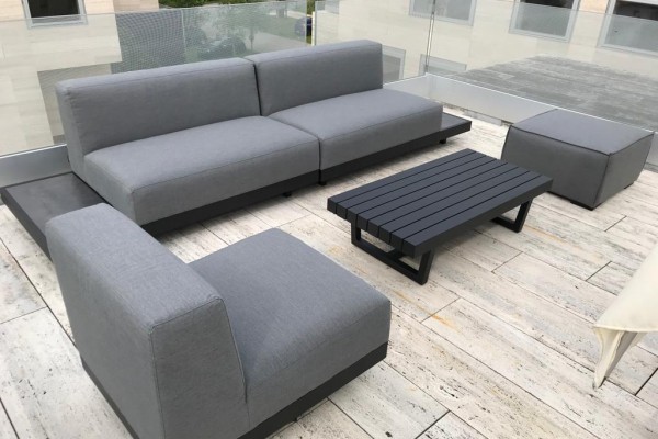 Windsor Deluxe garden lounge in grey