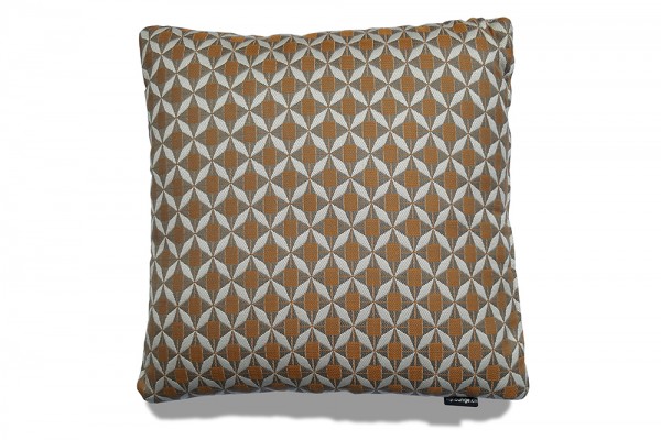 Sunbrella outdoor decorative pillow in mosaic tangerine