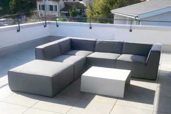 Agens Deluxe outdoor lounge in grey