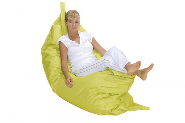 Lounge pillow in lime 180x140 cm