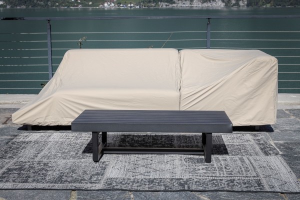Mateo rain cover set for sofa with shelf on the right