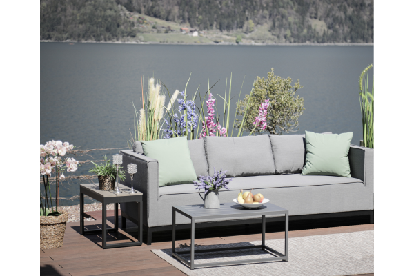 Nuria outdoor sofa in grey