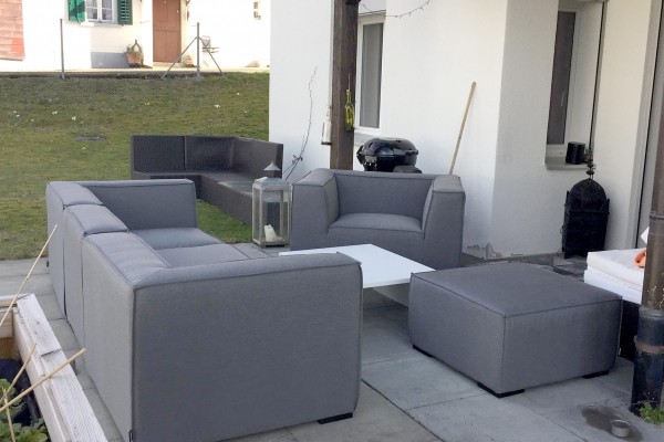 Alisa outdoor furniture in grey