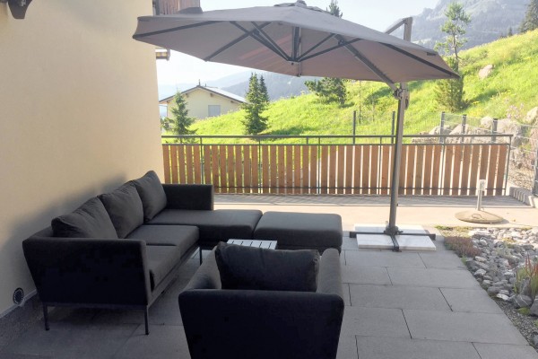 Brooks outdoor sofa + 1 armchairs in anthracite
