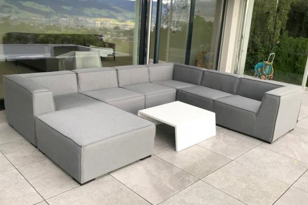 Bormeo garden lounge in grey
