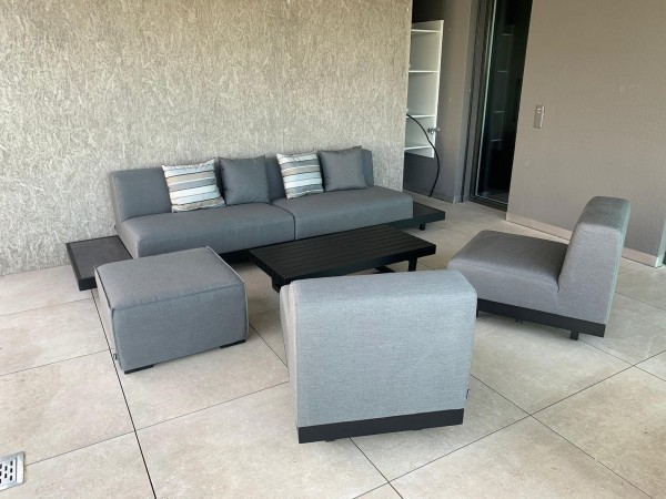 Windsor Deluxe Garten Lounge in Grau