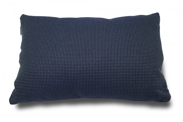 Sunbrella rectangulaire decorative pillow dark blue