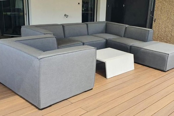 Salvador Deluxe outdoor lounge in grey